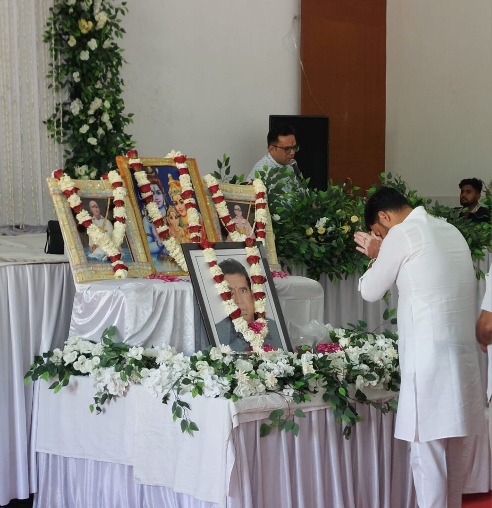 उद्योगपति व समाजसेवी प्रिक्षित मदान को श्रद्धांजलि देने पहुंचे भारत अशोक अरोड़ा